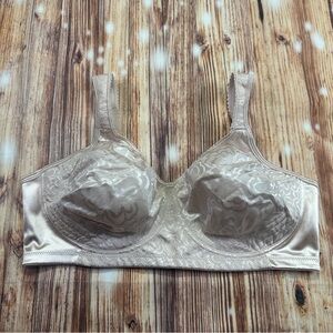 Playtex 18 Hour Bra Wirefree Ultimate Lift & Support Nude Comfort Size 42D